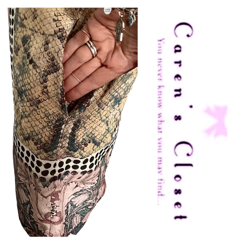 Joe Fresh Animal Mixed Print Sleeveless Shift Dress - Picture 5 of 6